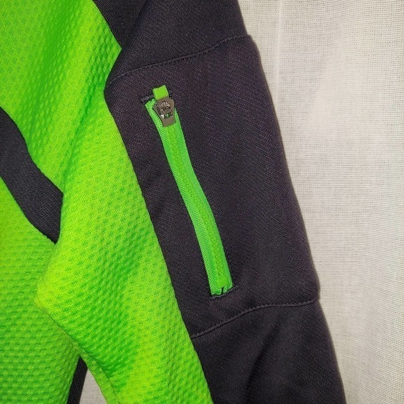 FILA Sport Jogging Jacket, Green/Black, Zipper Front, Pockets, XS - Picture 4 of 11